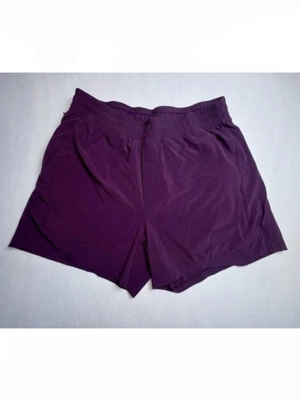 Lululemon Men's Pace Breaker Athletic Gym Running Shorts Purple Size L 7” Inseam